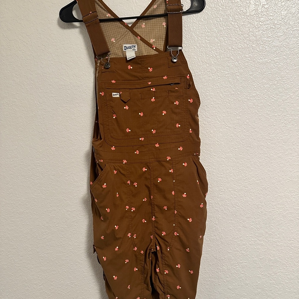 Duluth Trading Co Brown Mushroom Overalls